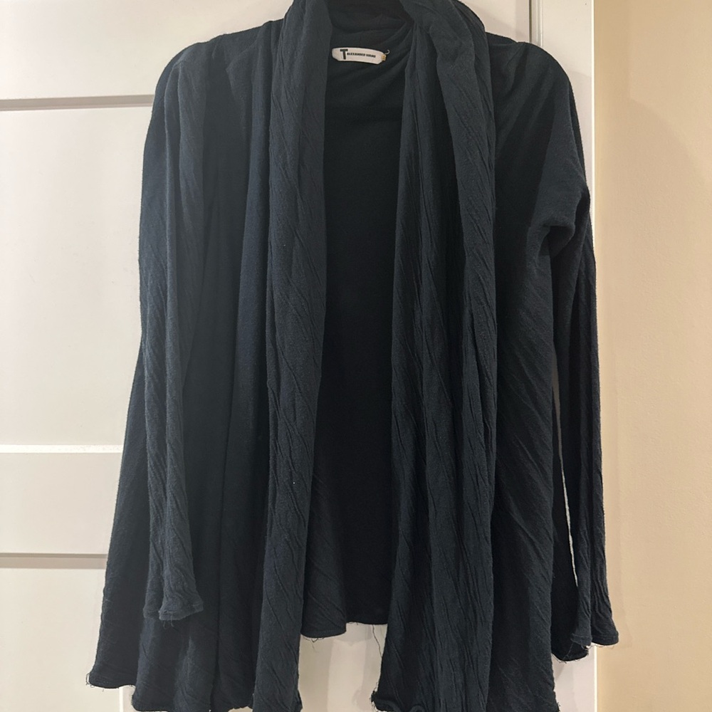 Super Soft Women's Cardigan with Shawl like Collar - Alexander Wang
